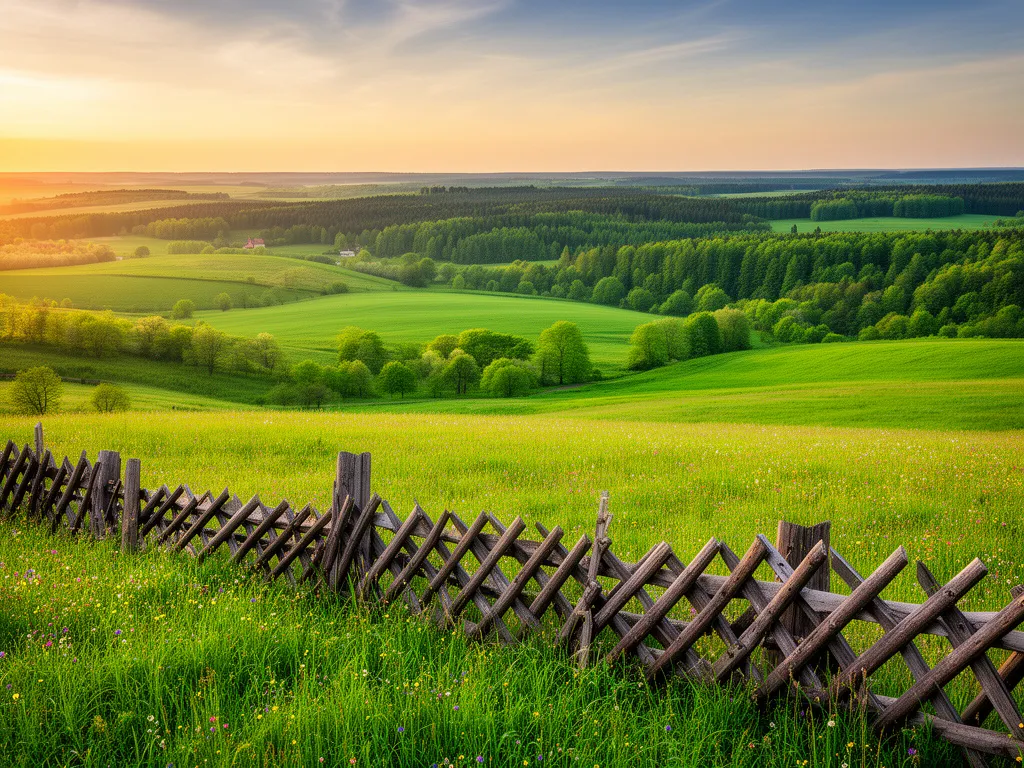 Agroturystyka podlasie - malownicze łąki i lasy regionu Podlasia idealne na wypoczynek na wsi z rodziną