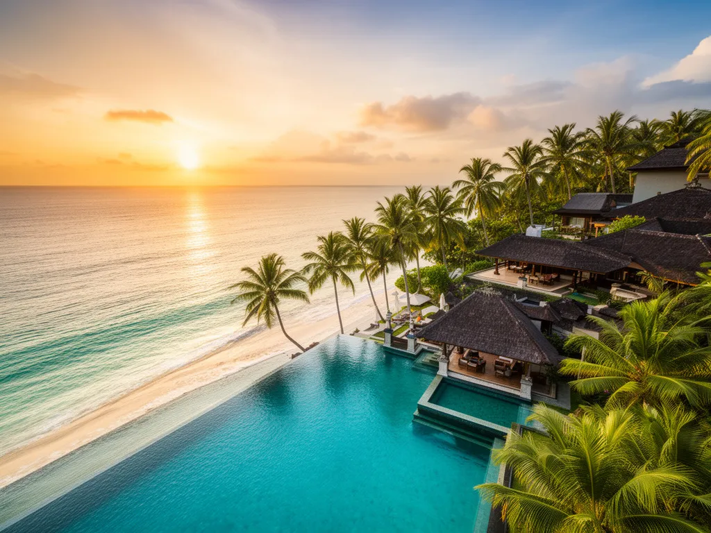 Luksusowy resort na Bali z basenem i widokiem na ocean - idealne miejsce na wakacje bali all inclusive 2026