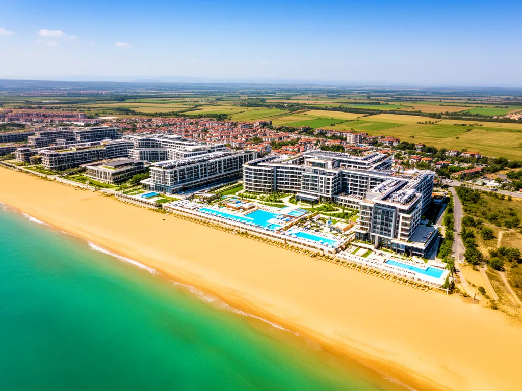 Bulgaria all inclusive resorts nad Morzem Czarnym - luksusowy kompleks hotelowy z basenem i plażą