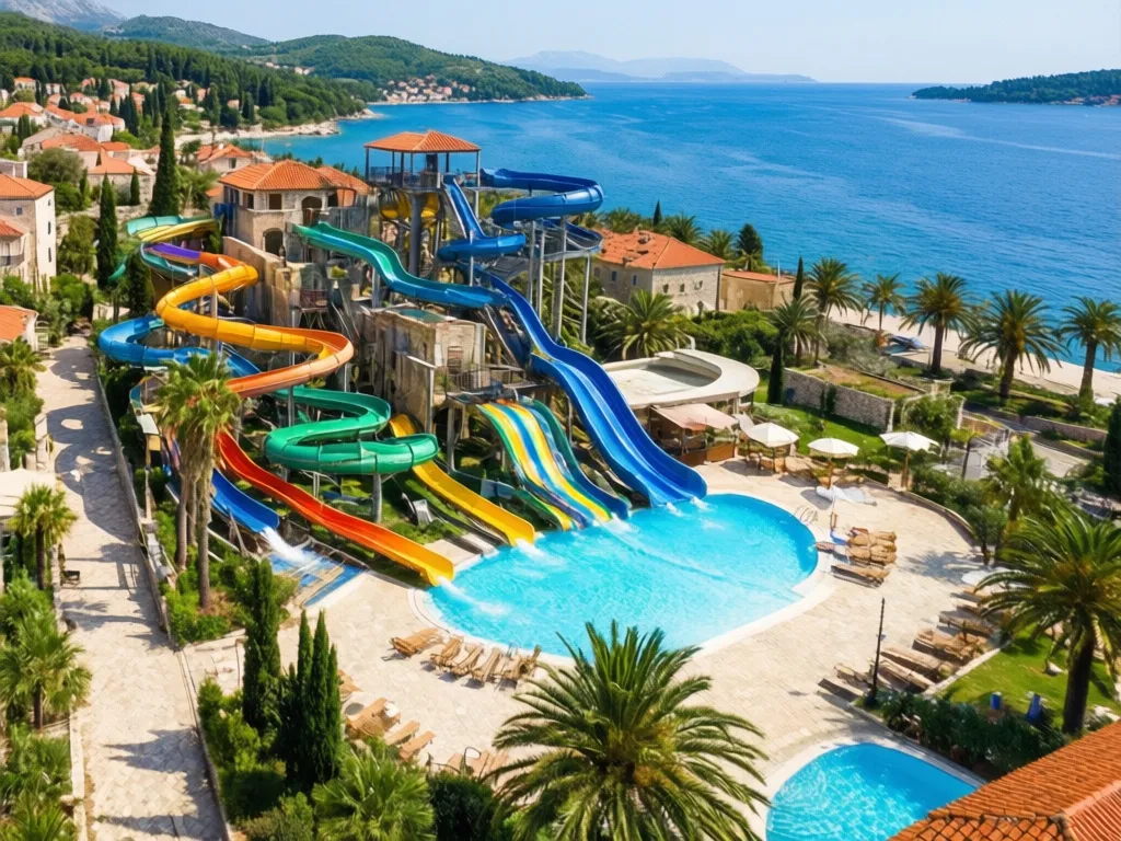 Chorwacja hotele all inclusive z aquaparkiem - nowoczesny kurort nad Adriatykiem ze zjeżdżalniami wodnymi i basenami