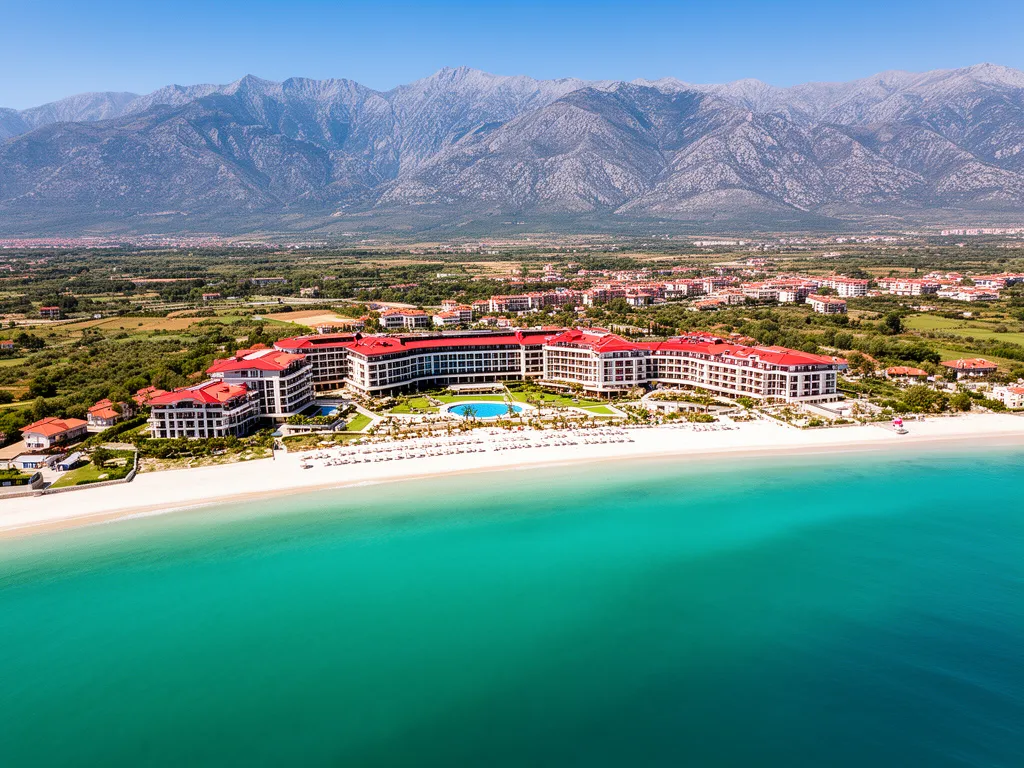 Luksusowy hotel czarnogóra all inclusive nad Adriatykiem z widokiem na góry i turkusowe morze