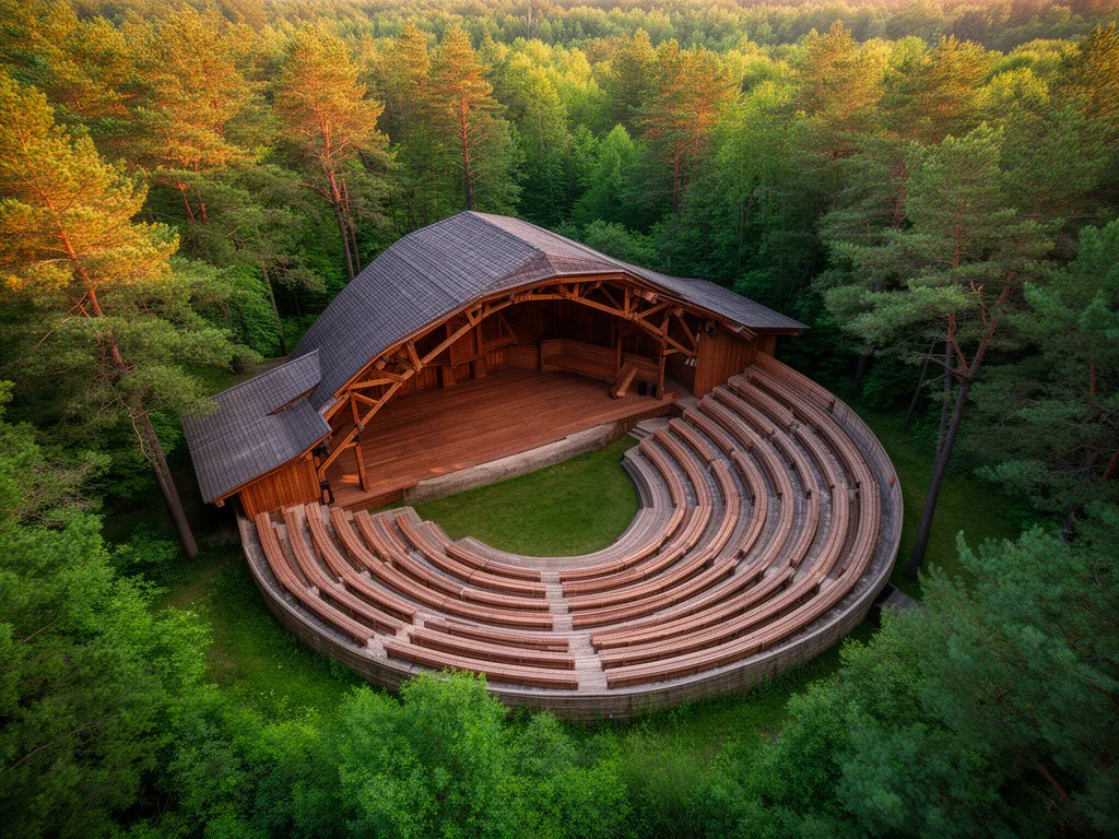 Forest Opera Sopot – amfiteatr otoczony lasem w Trójmiejskim Parku Krajobrazowym