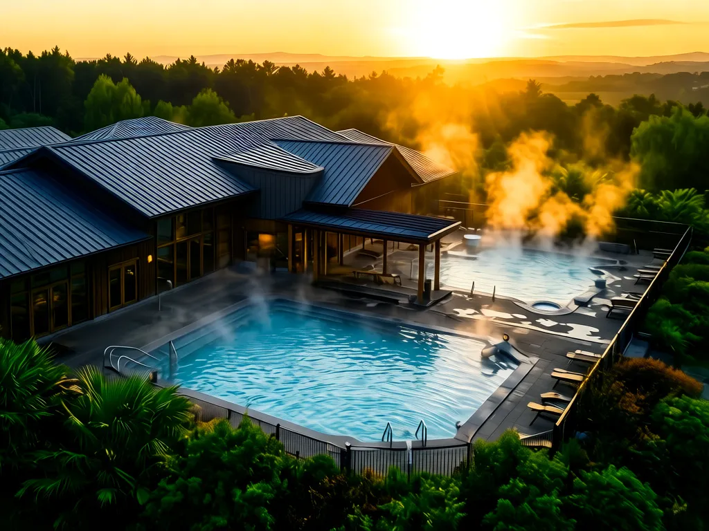 Hotel Uniejów przy kompleksie basenów termalnych – nowoczesna architektura i infrastruktura SPA