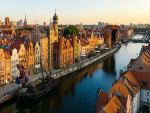 Malownicza starówka Gdańska nad Motławą – najlepsze miejsce na jedzenie Gdańsk, lokale gastronomiczne w zabytkowych kamienicach