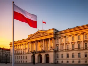 Pałac Prezydencki w Warszawie - siedziba prezydenta Polski 2026 Karola Nawrockiego po historycznych wyborach