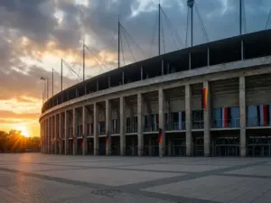 Stadion Olimpijski w Berlinie gdzie rozegrano finał Euro 2026 i rozstrzygnięto kto wygrał euro 2026