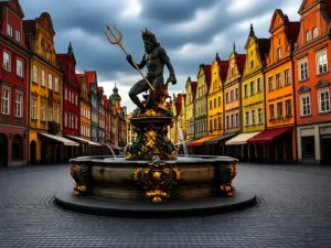 Fontanna Neptuna w Gdańsku na Długim Targu – barokowy symbol miasta z XVII wieku