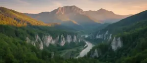 Malowniczy widok na Pieniny z przełomem Dunajca – idealne miejsce na noclegi w górach