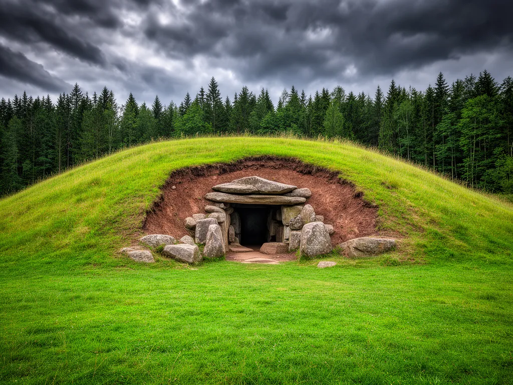 Prehistoryczny grobowiec megalityczny - piramidy w polsce starsze od egipskich budowli