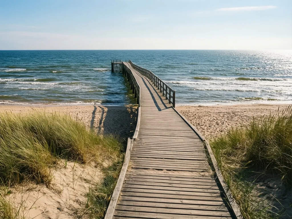 Plaża w Pobierowie idealna na spacery - pobierowo noclegi z psem zapewniają dostęp do dog-friendly miejsc nad morzem