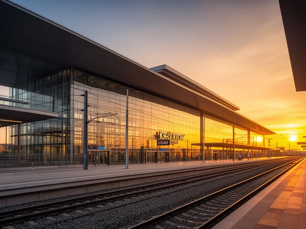 Dworzec Kraków Główny - główny węzeł dla podróżnych wybierających pociąg Kraków jako środek transportu