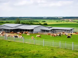 Gospodarstwo hodowlane w Polsce zabezpieczone przed pryszczyca w polsce – pastwiska i obory z systemami bioasekuracji