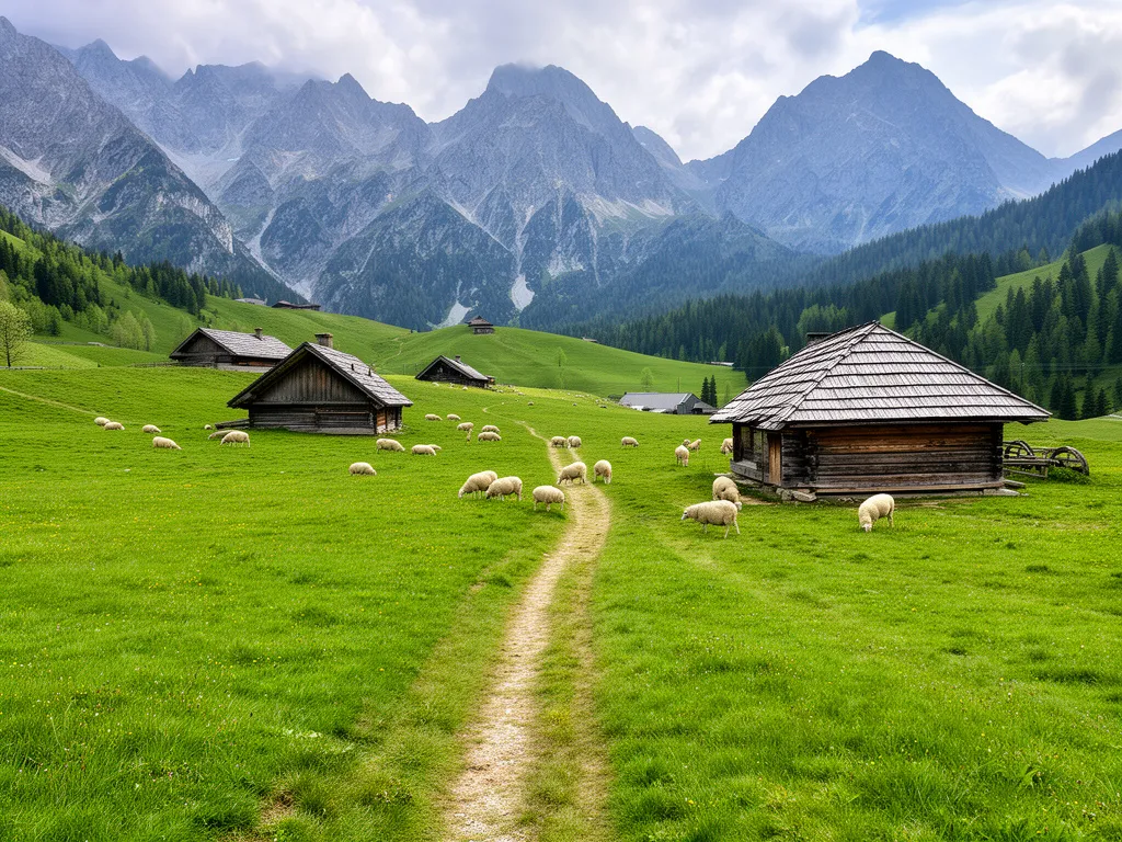 Górskie hale i szlaki pasterskie w okolicach Szczawnicy gdzie odbywa się redyk szczawnica 2026