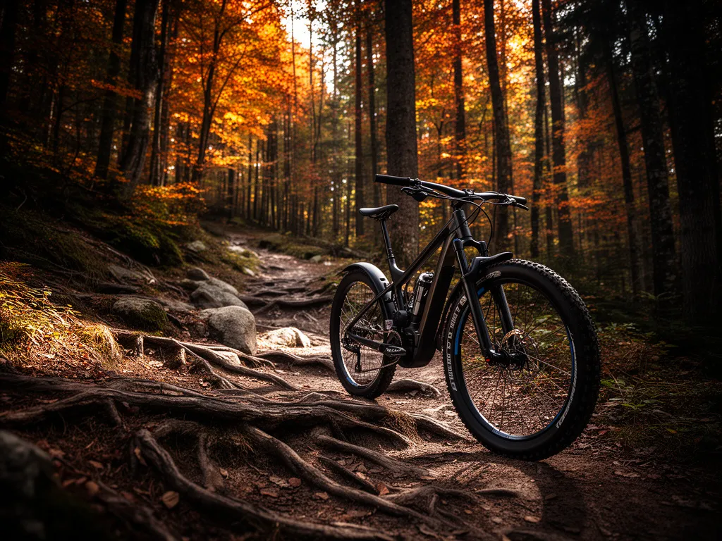 Rower MTB na leśnej ścieżce w polskich górach – idealny sprzęt do turystyki górskiej