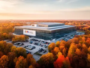 Budynek Międzynarodowego Centrum Targowo-Kongresowego EXPO Kraków, miejsce targów książki Kraków 2026