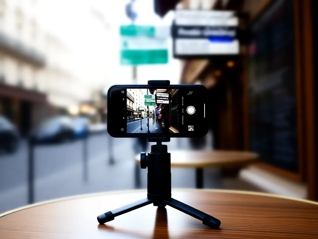 Tłumacz Google ze zdjęcia w akcji - smartfon skanujący obce napisy i menu restauracyjne podczas podróży