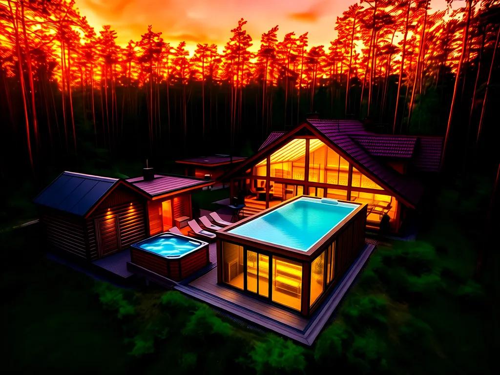 Wyspa Kampinos agroturystyka Sochaczew sauna jacuzzi basen - luksusowy ośrodek wypoczynkowy w otoczeniu natury Kampinosu