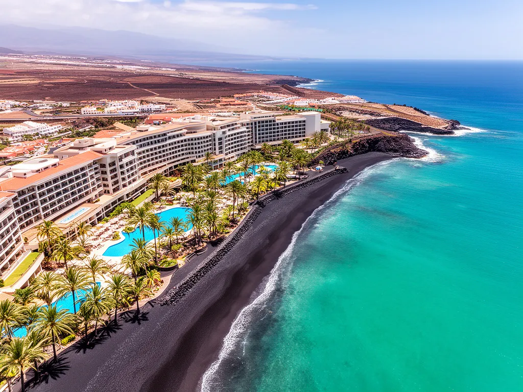 Luksusowy hotel all inclusive na Wyspach Kanaryjskich z basenem i widokiem na ocean