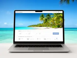 Wyszukiwarka wakacje pl - interfejs platformy do rezerwacji wycieczek i porównywania ofert biur podróży online